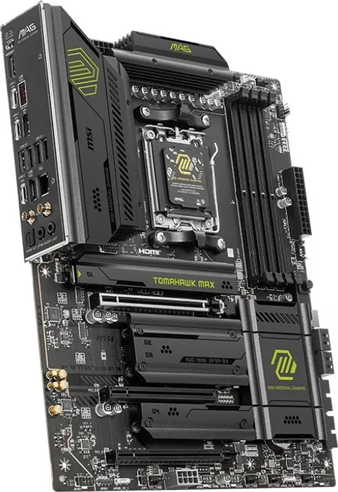 Pllakë amë MSI MAG B850 TOMAHAWK MAX WIFI, Socket AM5, ATX, e bardhë thumbnail 4