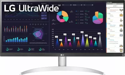 Monitor LG 29WQ600-W, 29 inç, UltraWide, Full HD, bardhë