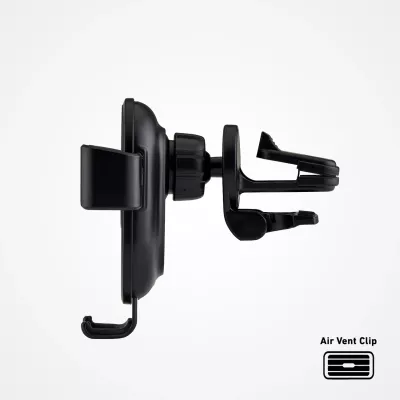 Mbajtëse celulari me karikues wireless SBS TESUPWIR10CLIPSTG, 10W, e zezë