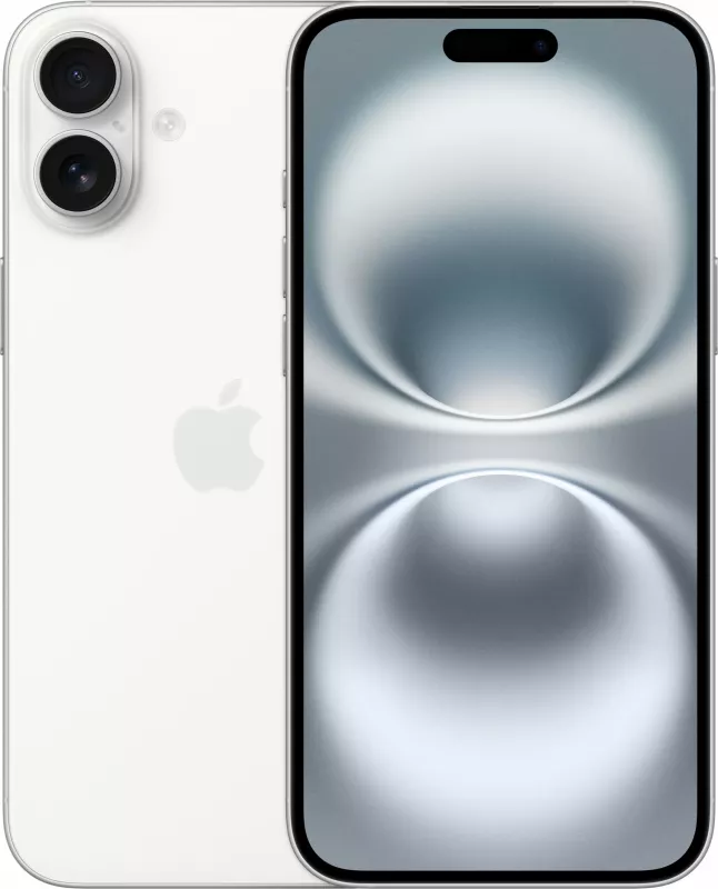 Apple iPhone 16 Plus, 6.7", 256GB, i bardhë