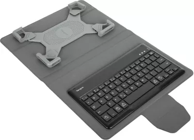Mbështjellës me tastierë Bluetooth Targus Pro Tek Universal, gjermanisht, 9-10.5 inç, i zi