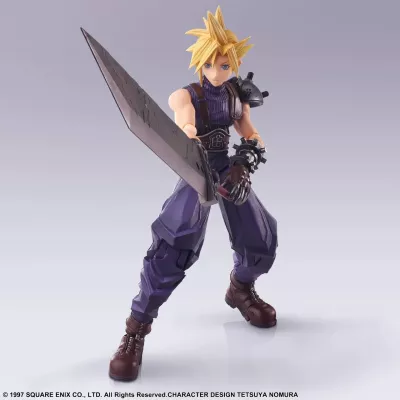 Figurinë aksion koleksionuese Square Enix Bring Arts Cloud Strife Final Fantasy VII Digital Plus Edition 15.2 cm