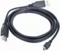 Kabllo USB Gembird CCPUSB22AM5P3 USB 2.0 0.9 m 2x USB-A në miniUSB, e zezë