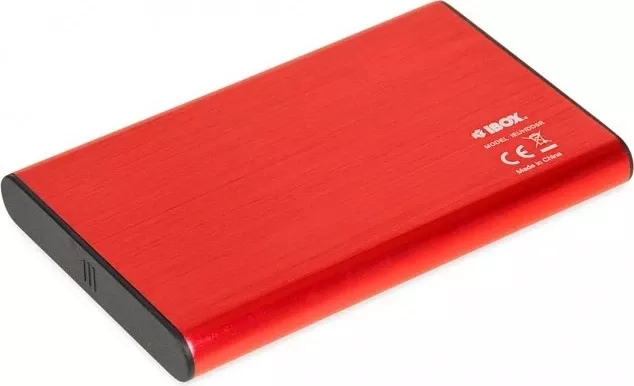 Kuti për HDD/SSD iBox, 2.5", e kuqe