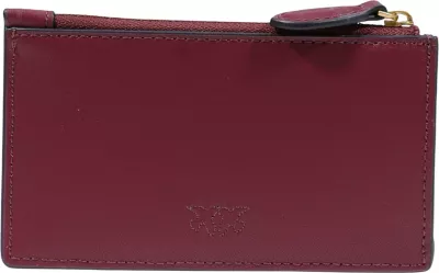Portofol kartash Pinko Airone Vitello Seta 100251 A0F1 për femra, vjollcë rrushi