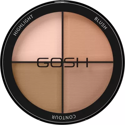Paletë konturimi dhe strobimi Gosh Contour'n Strobe Kit 001 Light, 15g