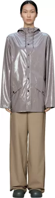 Jakne shiu për meshkuj Rains Jacket W3 12010, vjollcë/taupe [Madhësia: M]