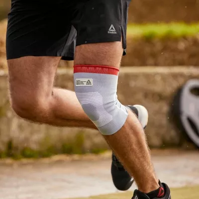 Mbështjellëse gju për stërvitje Reebok SpeedWick, ngjyrë blu