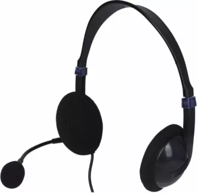 Kufje USB SANDBERG Saver 325-26, me mikrofon, kontroll volumit, kabllo 1.8 m, të zeza