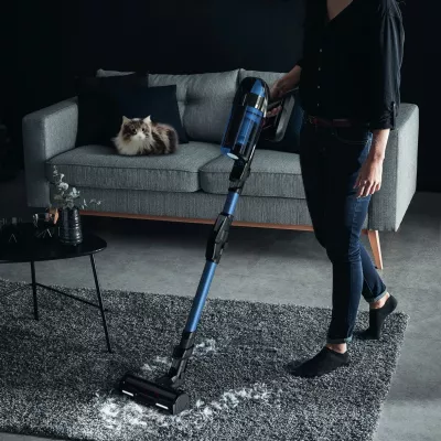 Fshesë me korrent pa kabllo Rowenta X-Force Flex 12.60 Aqua RH98C0WO, blu/zezë