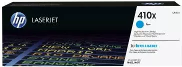 Toner, HP, 410X (CF411X), rendiment i lartë 5000 faqe, Cyan