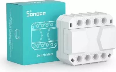 Switch smart SONOFF S-MATE (addon për MINI R3), e bardhë