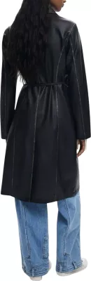 Pallto trench për femra Desigual CHAQ_LILLY 25WWEW33, e zezë [Madhësia: XL]