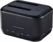 Docking station LC-Power LC-DOCK-U3-III, HDD, SSD, 4000 TB, USB 3.2 Gen 1, e zezë