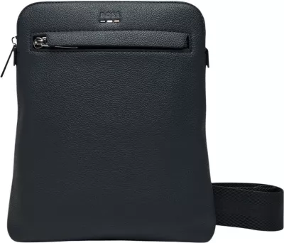 Çantë crossbody për meshkuj Boss Ray_S zip env N. 10263216 01 50536477, blu e errët