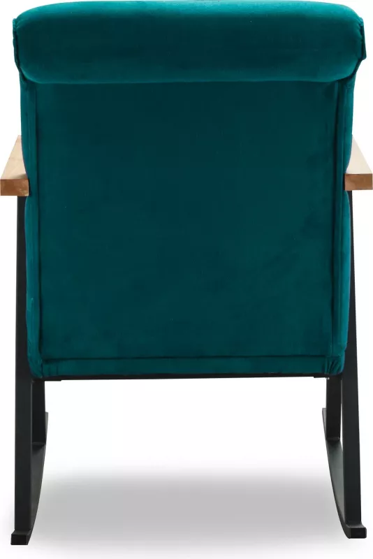 Karrige lëkundëse Atelier del Sofa, Yoka, ngjyrë blu petrol