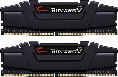 RAM memorje G.Skill Ripjaws V F4-3600C16D-16GVKC, DDR4 16GB 3600MHz CL16, kit 2x8GB, e zezë