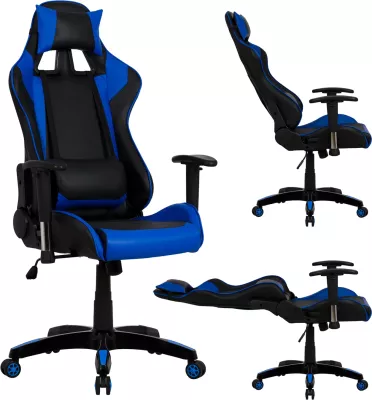 Karrige gaming FH1056.08, e zezë/e kaltër