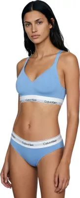 Sutjenë bralette për femra Calvin Klein Underwear LV00QF8500, e kaltër [Madhësia: L]