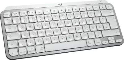 Tastierë Logitech MX Keys Mini për Mac, Mini, Wireless, Bluetooth, QWERTZ, LED, Gri