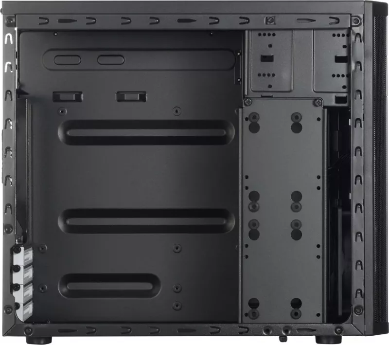 Kasë Fractal Design Core 1100, Mini Tower, micro ATX/Mini-ITX, e zezë