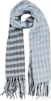 Shall për femra Only Onlcarolina Life Soft Check CC 15323435, denim
