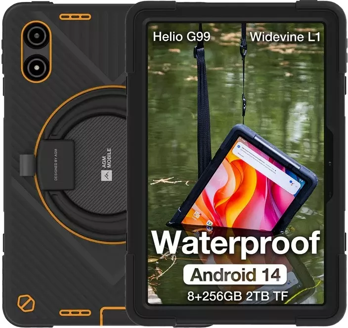 Tablet AGM Mobile Beafon AGM PAD P2 Active, 256 GB, 8 GB, Android 11, Gri