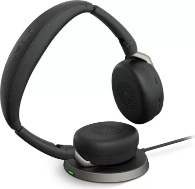 Kufje Jabra Evolve2 65 Flex, Wireless, Link380a MS, karikim wireless, e zezë