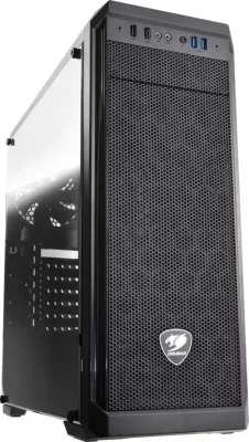 Kasë COUGAR MX330-G Mid Tower, ATX, tempered glass, 2x USB 3.2, e zezë