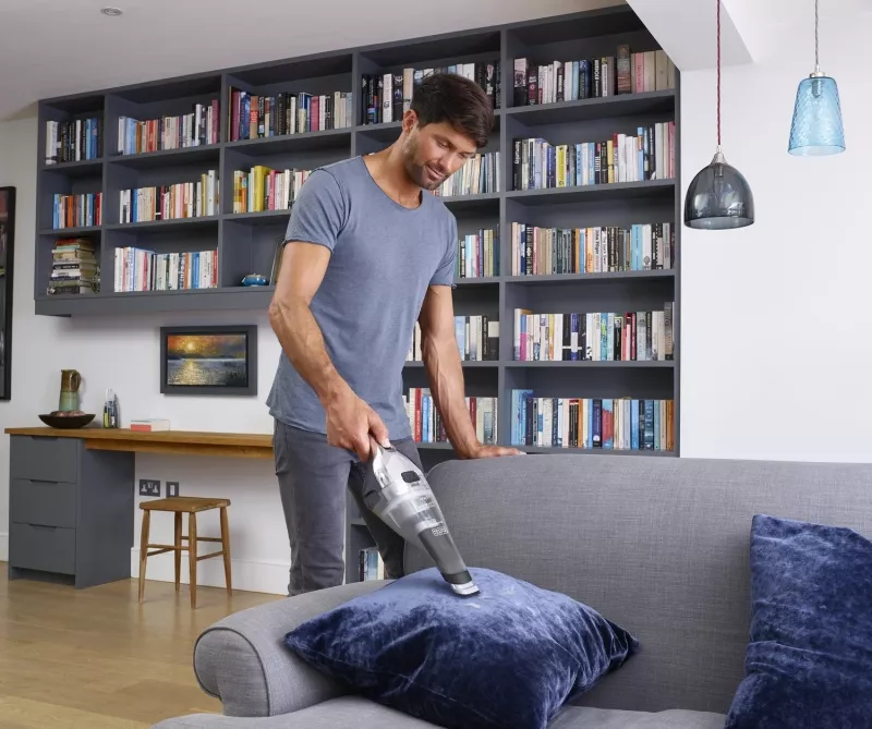 Fshesë dorëz Black&Decker, gri-argjendtë