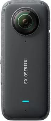 Kamerë aksion Insta360 X3 All-Purpose Kit, 360°, 5.7K, set me selfie stick, bateri rezervë, e zezë