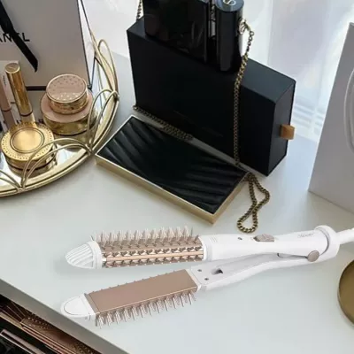 Drejtues dhe kaçurreles flokësh Maestro MR-263, 55W, qeramik, rozë gold