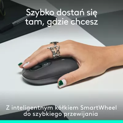 Maus Logitech POP 910-007412 4000 DPI Bluetooth wireless Graphite