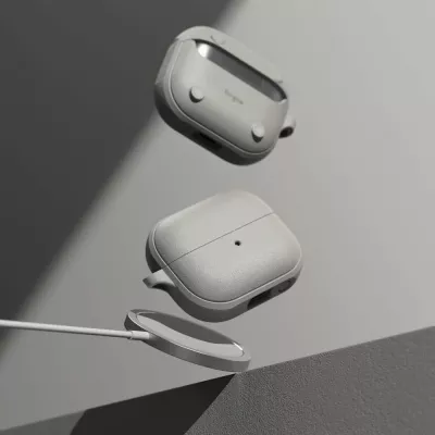 Mbështjellës Ringke Onyx MagSafe për Samsung Galaxy Buds 3 / 3 Pro, Gri