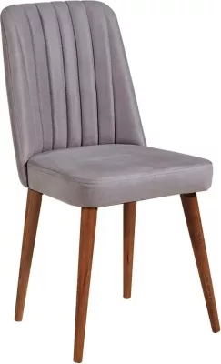 Set tavoline me karrige për ngrënie, zgjatues, 3 pjesë, Skye Decor Vina 0701, ngjyrë arre, gri