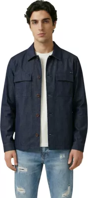 Overshirt këmishë për meshkuj Gianni Lupo GN21822, denim [Madhësia: XL]