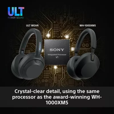 Kufje Sony ULT WEAR WHULT900NH, Wireless Bluetooth, Noise Cancelling, Gjelbër