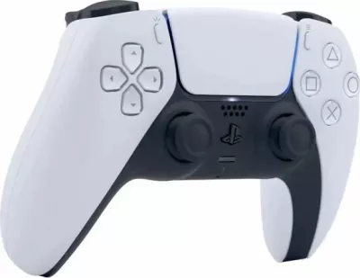 Kontroller Sony DualSense për PS5/PC, wireless/wired, bardhë/zi