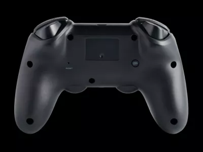 Kontroller wireless Nacon PS4 Asymmetric, deri 7 orë bateri, prizë 3.5mm, i zi