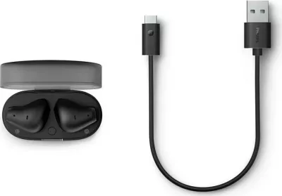 Kufje Philips TAT2139BK/00, True Wireless, Bluetooth 5.3, IPX4, të zeza