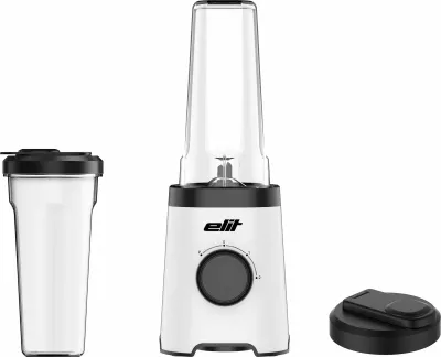 Blender smoothie Elit Fresh&GO BSM-24 320W, 2x shishe 600 ml, i bardhë