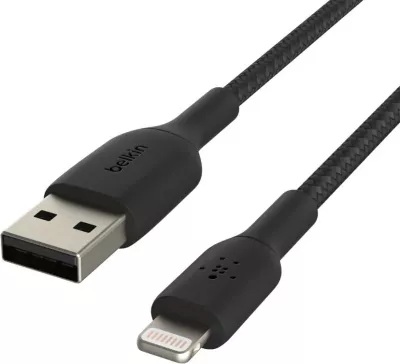 Kabllo Belkin CAA002BT1MBK, 1 m, Lightning, USB A, Ngjyrë e zezë