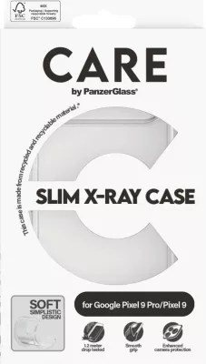 Mbështjellës PanzerGlass CARE X-Ray për Google Pixel 9 Pro/9, transparent