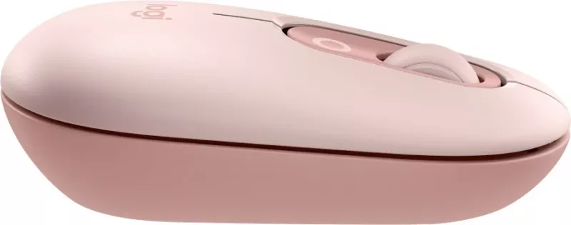 Tastierë me maus wireless Logitech POP ICON COMBO, Bluetooth, QWERTY, rozë/bardhë