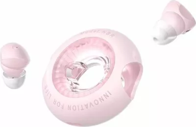 Kufje TWS Vention T17 (NBRP0) Bluetooth 5.3 IPX4 20h, set me kuti karikimi, rozë