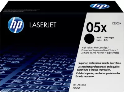 Toner HP 05X CE505X rendiment 5,500-8,800 faqe, i zi, 1 copë