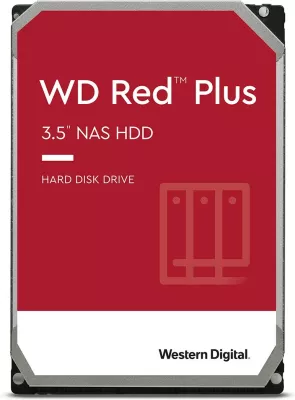 Hard disk Western Digital WD Red Plus, 10 TB, 7200 RPM, 3.5", Serial ATA III