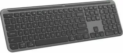 Tastierë wireless Logitech Signature Slim K950, Logi Bolt/Bluetooth, SLO engraving, Graphite
