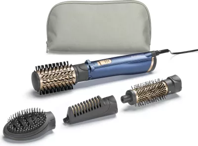 Furçë elektrike për flokë BaByliss Style Pro AS965E, me aksesorë, blu