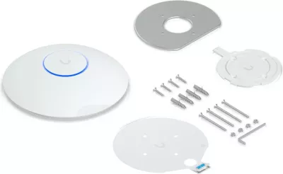 Access point Ubiquiti Unifi U7-LR, WiFi-7, 160m², bardhë